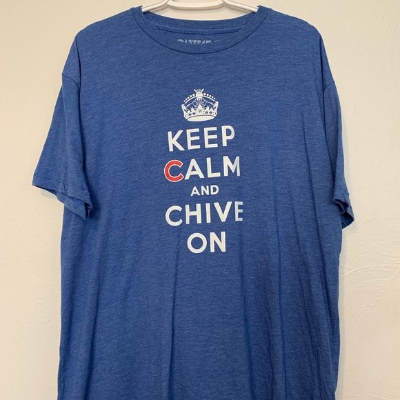 Chicago Cubs chive 2XL shirt - Picture 1 of 3